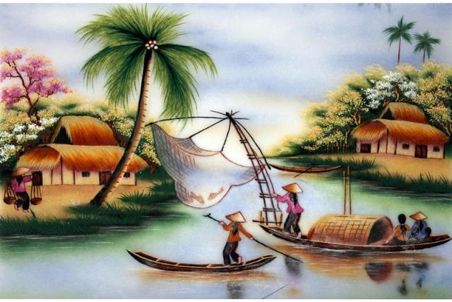 Tranh Làng Quê Việt Nam