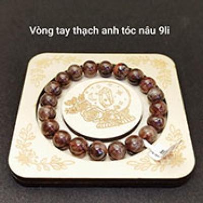 Vòng tay Thạch Anh Tóc Nâu