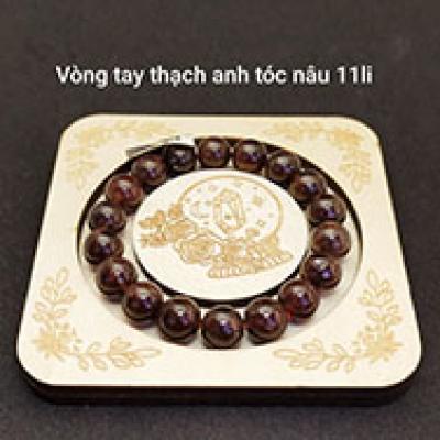 Vòng tay Thạch Anh Tóc Nâu